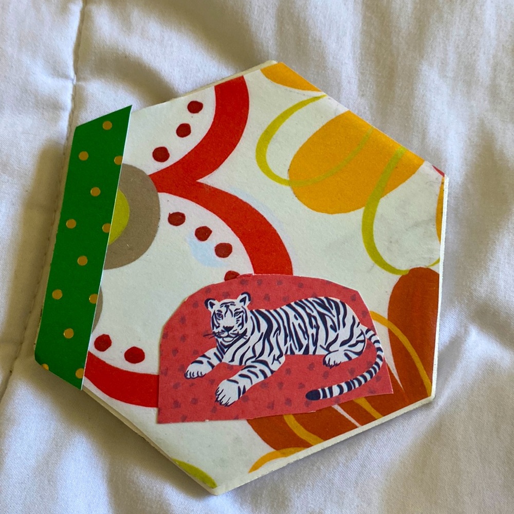 70s theme coaster hand made